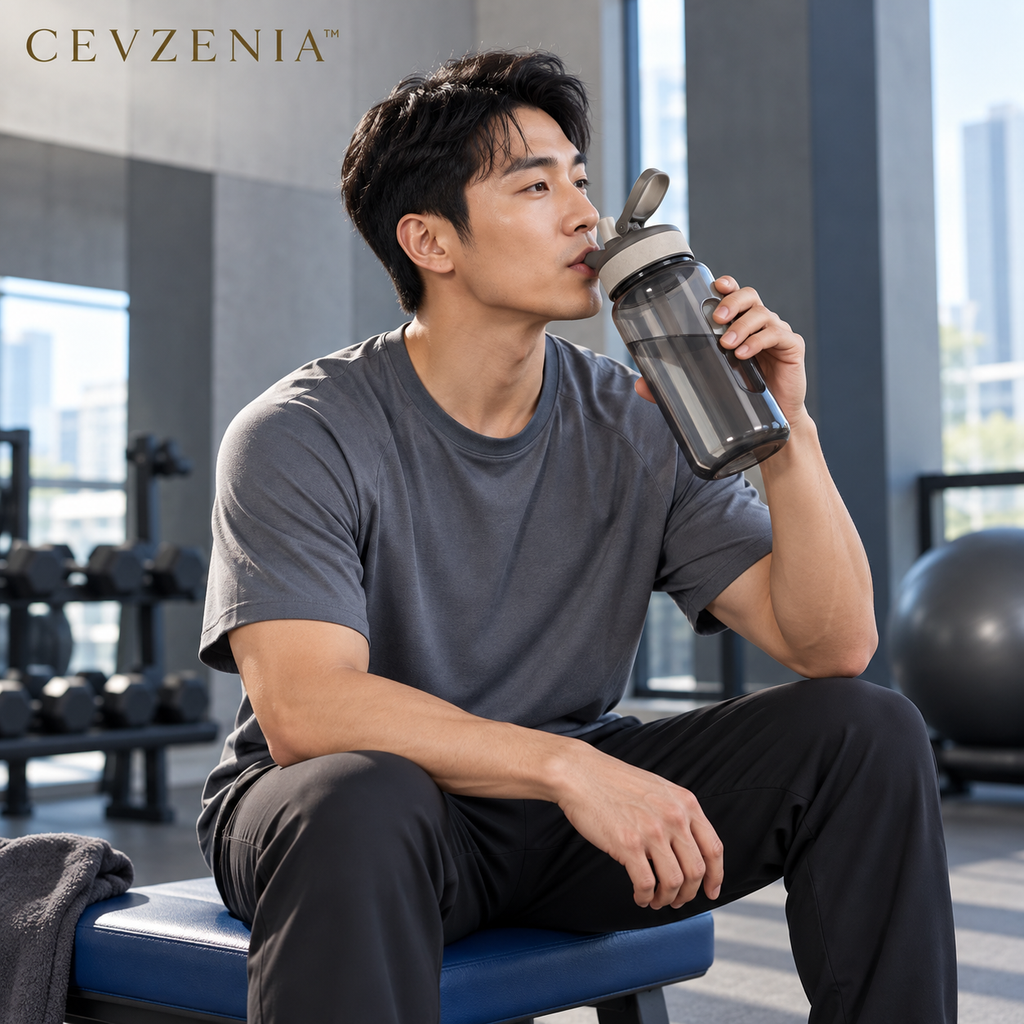 𝑪𝑬𝑽𝒁𝑬𝑵𝑰𝑨™ Daymark 32 fl oz Gym Water Bottle | Flip Straw and Side Grip