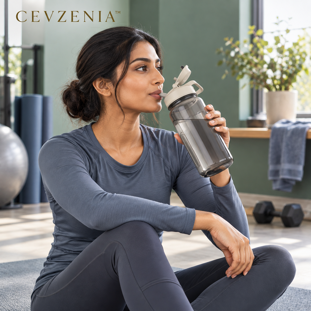 𝑪𝑬𝑽𝒁𝑬𝑵𝑰𝑨™ Daymark 32 fl oz Gym Water Bottle | Flip Straw and Side Grip