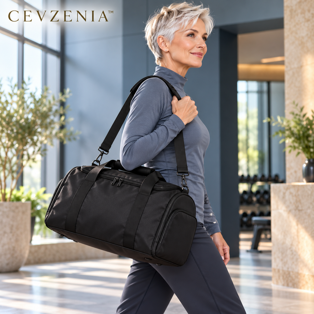 𝑪𝑬𝑽𝒁𝑬𝑵𝑰𝑨™ Form 22L Gym Duffel Bag | Workout Bag with Separate Shoe Compartment
