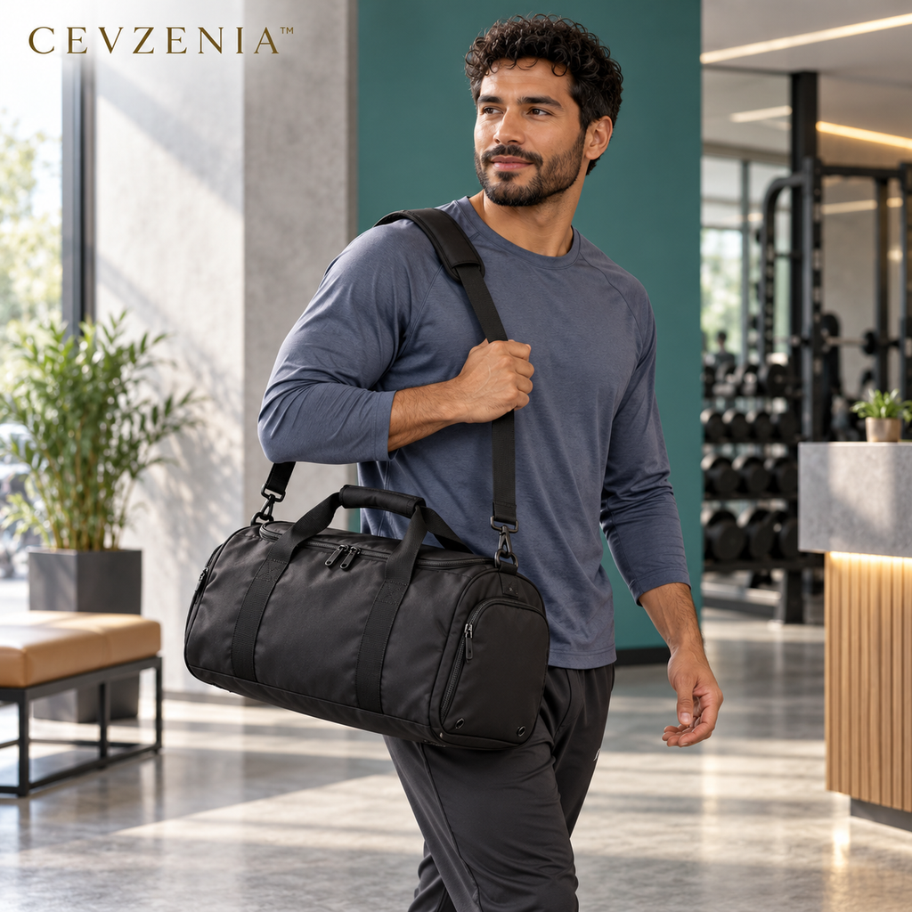 𝑪𝑬𝑽𝒁𝑬𝑵𝑰𝑨™ Form 22L Gym Duffel Bag | Workout Bag with Separate Shoe Compartment