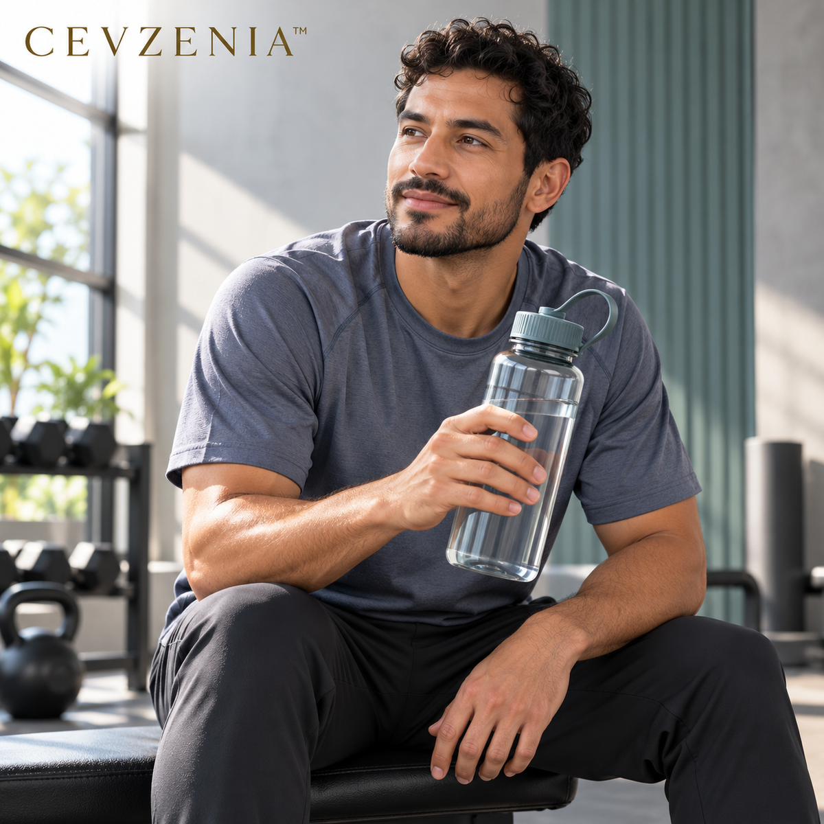 𝑪𝑬𝑽𝒁𝑬𝑵𝑰𝑨™ Studio 28 fl oz Sports Water Bottle | Wide Mouth and Carry Loop
